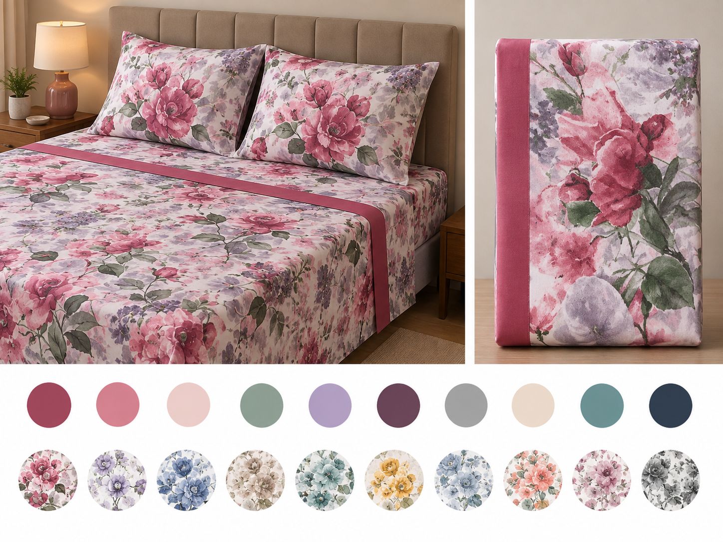 JUEGOS DE SABANA ESTAMPADA 2/1 - Imagen 7
