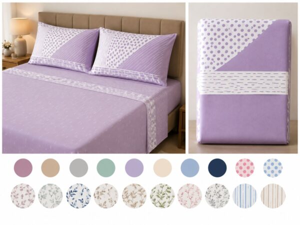 JUEGOS DE SABANA ESTAMPADA 2/1 - Imagen 5