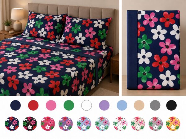 JUEGOS DE SABANA ESTAMPADA 2/1 - Imagen 6