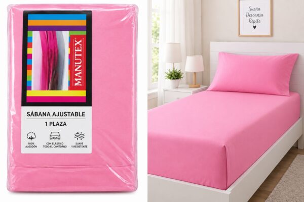 SABANAS AJUSTABLE MANUTEX  1 PLAZA - Imagen 13