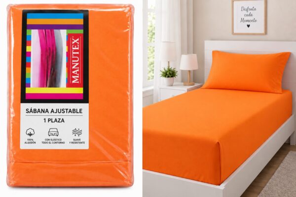 SABANAS AJUSTABLE MANUTEX  1 PLAZA - Imagen 11
