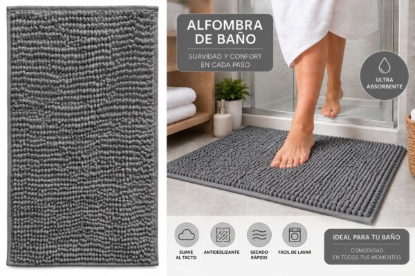 ALFOBRAS SHAGY  EXTRA SUAVE ANTIDESLIZANTE - Imagen 5