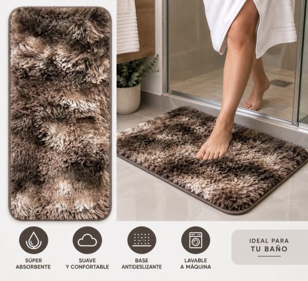 ALFOMBRAS PIEL DE MONO PREMIUM CON BASE ANTIDESLIZANTE