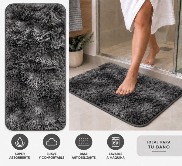 Alternative view of ALFOMBRAS PIEL DE MONO  PREMIUM CON BASE ANTIDESLIZANTE