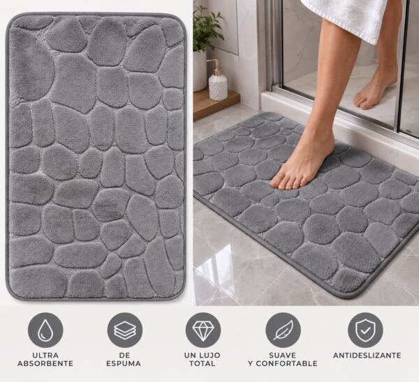 Alternative view of ALFOBRAS DE BAÑO ULTRA ABSORVENTE DE ESPUMA ANTIDESLIZANTE