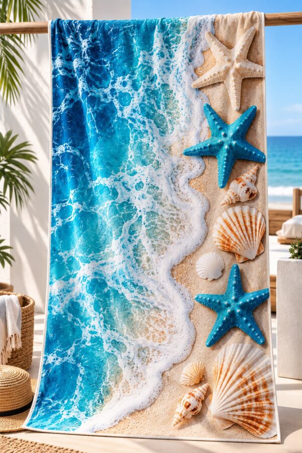 TOALLON PLAYERO 100% ALGODÓN 70x140Cm - Imagen 7