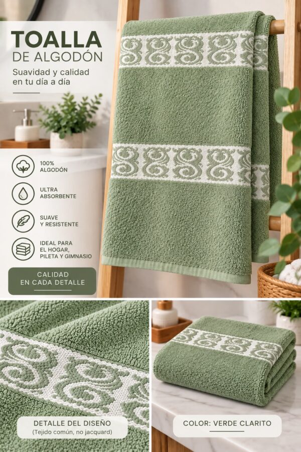 TOALLON XXL 100% ALGODON 70x140CM LISO
