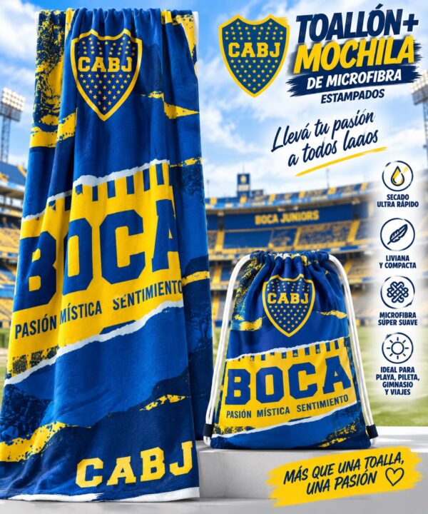 TOALLON DE BOCA CON LA MOCHILA DE REGALO - Imagen 3