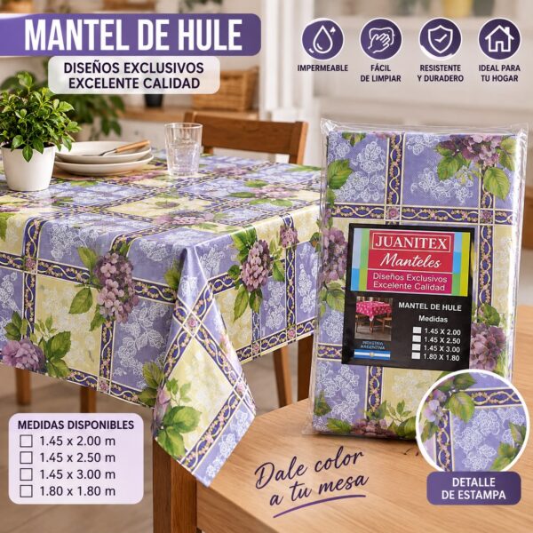 MANTELES DE HULE LIVIANO 2.00 X 1.40 M - Imagen 5