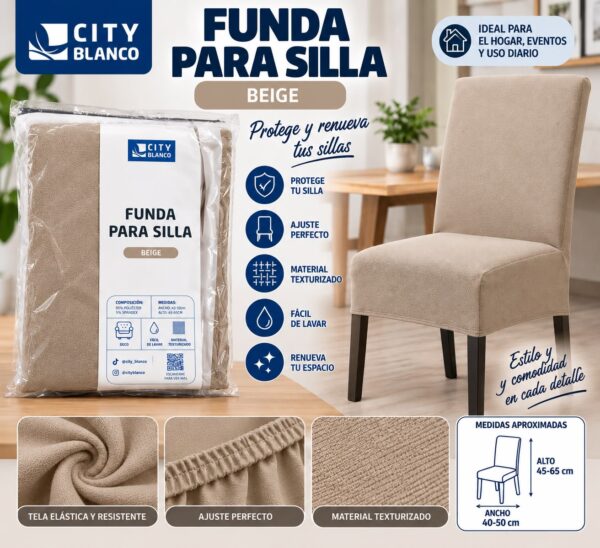 Alternative view of FUNDA PARA SILLAS ANTI DESGARRO ELASTIZADA