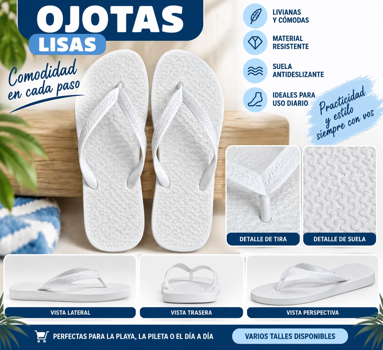OJOTAS HOMBRE LISAS DEL 39-44 X12