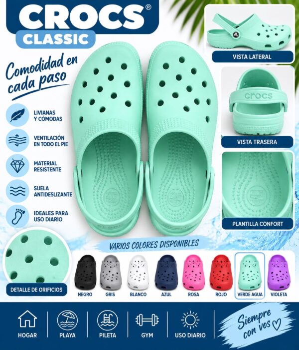 CROCS CLASSIC PARA NIÑO Y NIÑA BULTO 12 UNIDADES DEL 24 AL 34 - Imagen 5