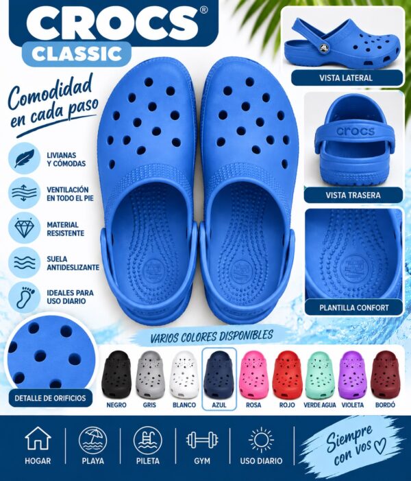 CROCS CLASSIC PARA NIÑO Y NIÑA BULTO 12 UNIDADES DEL 24 AL 34 - Imagen 3