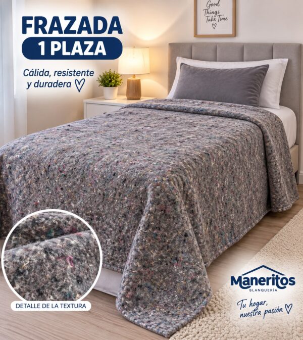FRAZADAS ECONOCMICAS DE 1 PLAZA Y MEDIA - Imagen 4
