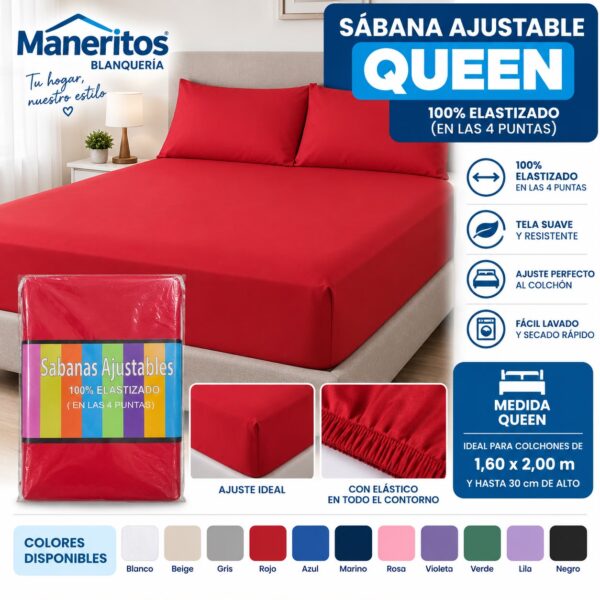 Alternative view of SABANAS AJUSTABLES QUEEN 1,60x2,00